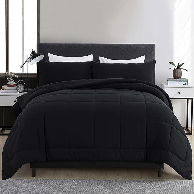 DOWNCOOL King Size Comforter Set -All Season Bedding Comforters Sets by DOWNCOOL