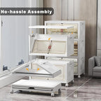 UAMFURI Stackable Storage Bins, 525QT Collapsible Drawers - Image 2