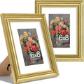 Vittanly 6x8 Picture Frames Set of 2, Ornate Vintage Photo Frame by Vittanly