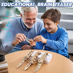 3D Wooden Puzzle for Adults: 3-in-1 DIY Wooden Puzzles Knife Kit - Image 5