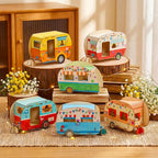 DoubleFill 12 Pack Camping Craft Kits DIY Unfinished Wooden Camper Craft Bulk - Image 4