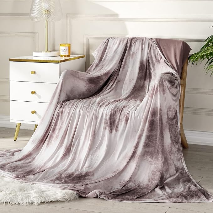 Topcee Cooling Blanket for Hot Sleepers Decorative Tie Dye, Absorbs Heat to by Topcee%E2%80%94ForYourGoodSleep