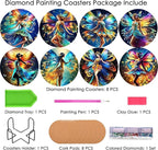 TDOOW Diamond Art Coasters Kits, Coaster Art Kits - Image 2