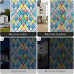 ADD.HERES Window Privacy Film, Stained Glass Decorative Static Cling, Removable - Image 7