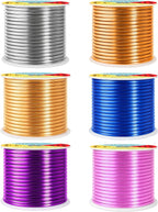 Mandala Crafts 10 GA Gold Blue Purple Assorted Anodized Aluminum Craft Wire | - Image 2