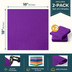 Felt Fabric Sheet 18 x 18 Inch, 1.6mm Thick | Soft and Flexible Nonwoven - Image 2
