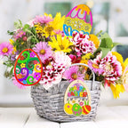80PCS Wooden Easter Ornaments to Paint, 10 Styles DIY Blank Unfinished Wood Egg - Image 6