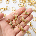100PCS Gold Swivel Clasps Lanyard Snap Hooks - Image 3