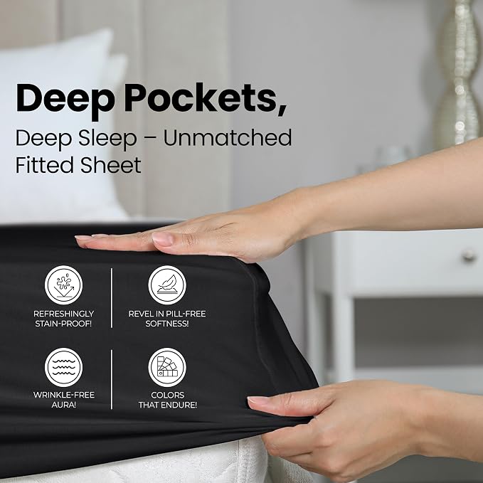 Utopia Bedding Full Fitted Sheet - Image 4