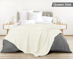 Utopia Bedding 100% Cotton Waffle Weave Blanket Queen Size - Image 3