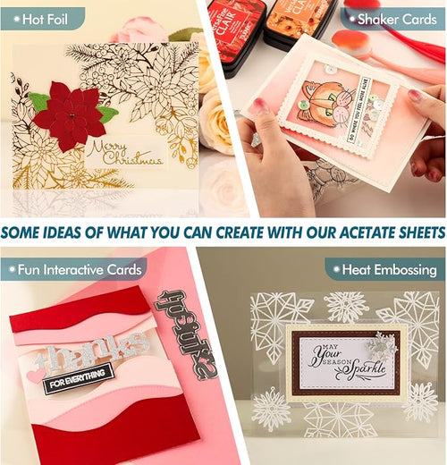 10 Pieces Heat Resistant Clear Acetate Sheets - Image 2