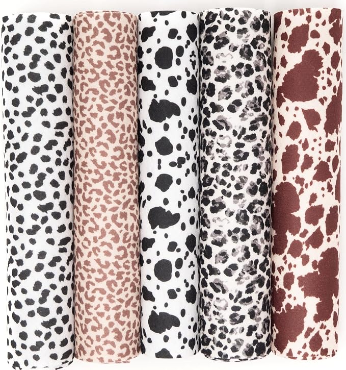Animal Printed Felt Collection by Over+the+River+Felt