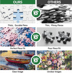 500 Piece Jigsaw Puzzle for Adults – Peel & Stick Puzzle Saver Sheets Included - Image 6