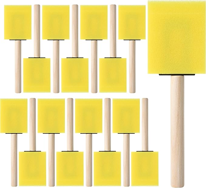 Bates- Foam Paint Brushes, 16 Pack by BatesChoice