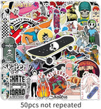 Cool Skateboard Stickers, Vinyl Waterproof Sticker Packs Bulk - Image 2