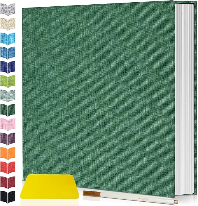Artfeel Photo Album Self Adhesive Scrapbook, 60 Pages Large Photo Book by Artfeel