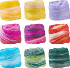 9 Colors 45G Mixed Color Fibre Wool Yarn Roving - Image 8