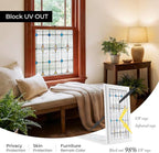 ADD.HERES Window Privacy Film, Stained Glass Decorative Static Cling, Removable - Image 7