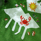 Libima 50 Pcs DIY Blank Kites for Kids Bulk Large Kite Making Kit Easy to Fly - Image 3