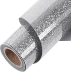 ​TORC Silver Glitter HTV Silver Heat Transfer Vinyl HTV Rolls by TORC