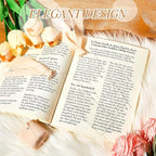 Yeaqee 100 Pcs Acrylic Bookmark Blanks Clear Bookmarks Acrylic Tags - Image 4