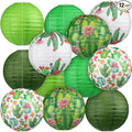 Panelee 12 Pcs Summer Cactus Party Decorations Mexican Themed Succulent Plant by Panelee