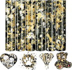 Tintnut Black Gold Splash Heat Transfer Vinyl, stretch washable, works by Tintnut
