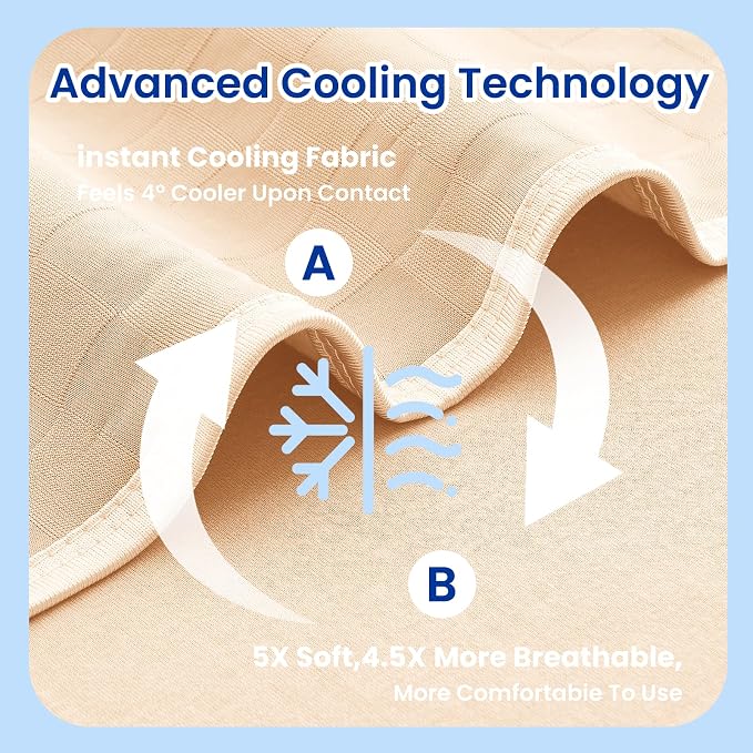 Topcee Cooling Blanket King Size- 90"x108" Summer Cooling Throw Blanket - Image 5