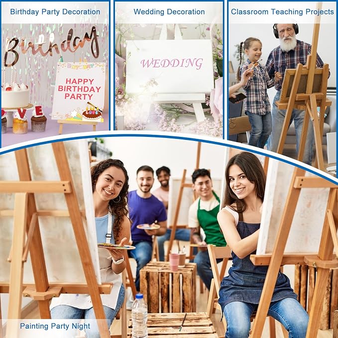 ESRICH Stretched Canvas for Painting, 2 Pack 9x12 Inch Canvas Value Pack - Image 7