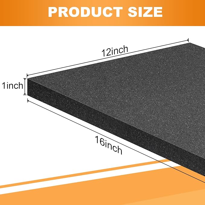 Eunice 8Pcs Polyurethane Foam Sheets - Image 2