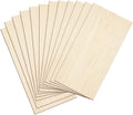 12 Sheets 8x4 Inch Unfinished Balsa Wood Sheets Thick by Craftiff