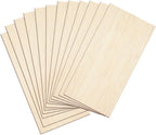12 Sheets 8x4 Inch Unfinished Balsa Wood Sheets Thick by Craftiff