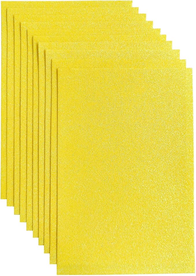 Jtnohx Glitter Felt Fabric, 8 x12 inches Felt Square Glitter by Jtnohx
