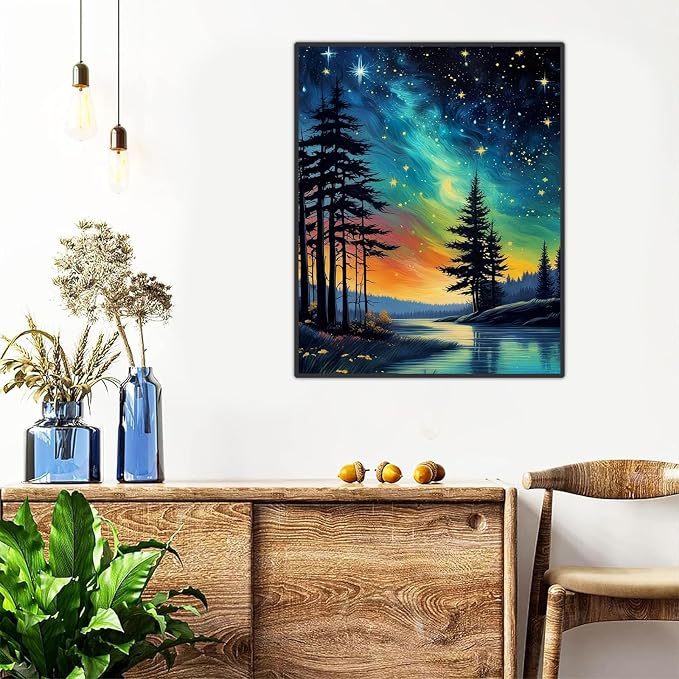 xackcme Starry Sky Paint by Numbers - Image 4