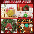 36PCS Wooden Christmas Decoration Snowflake Ornaments to Paint Christmas - Image 5