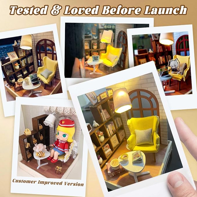 Flever Dollhouse Miniature DIY House Kit Creative Room - Image 7