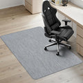 Kuyal Office Chair Mat for Hardwood Floor, 36" x 48" Heavy Duty Desk Chair Mat for Office & Home, Anti Slip, Non-Curve Computer Chair Protector Mat, Light Gray