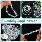1272Pcs Glass Beads for Jewelry Making, AB Color - Image 5