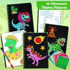 FUNNYB&G Foil Art Craft Kit for Boys 4-10 Years Old: Mess-Free & No-Glue - Image 8