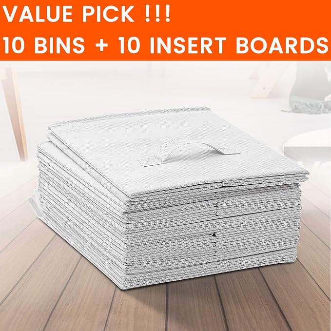 Criusia Storage Cubes, 11 Inch Cube Storage Bins - Image 7