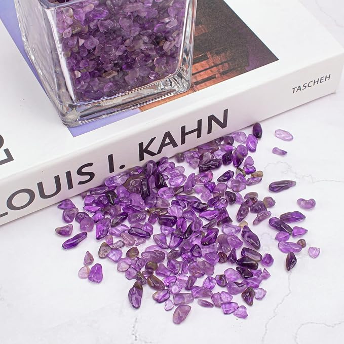 0.5 Lb/230g Amethyst Quartz Crystal Chips Bulk - Image 6