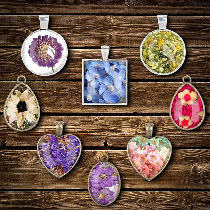 HOMEIDOL Resin Jewelry Molds Pendant Trays Making Kit - Image 5