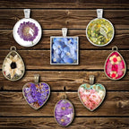 HOMEIDOL Resin Jewelry Molds Pendant Trays Making Kit - Image 5