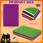 20 Pcs Halloween Felt Fabric Sheets - Image 3
