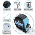 Mr. Pen- Retractable Tape Measure 25 ft, 2 Pack, Sky Blue, Easy Read | Steel - Image 4
