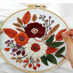 Zhenqing Floral Bouquet Cross Stitch Kit - Image 7