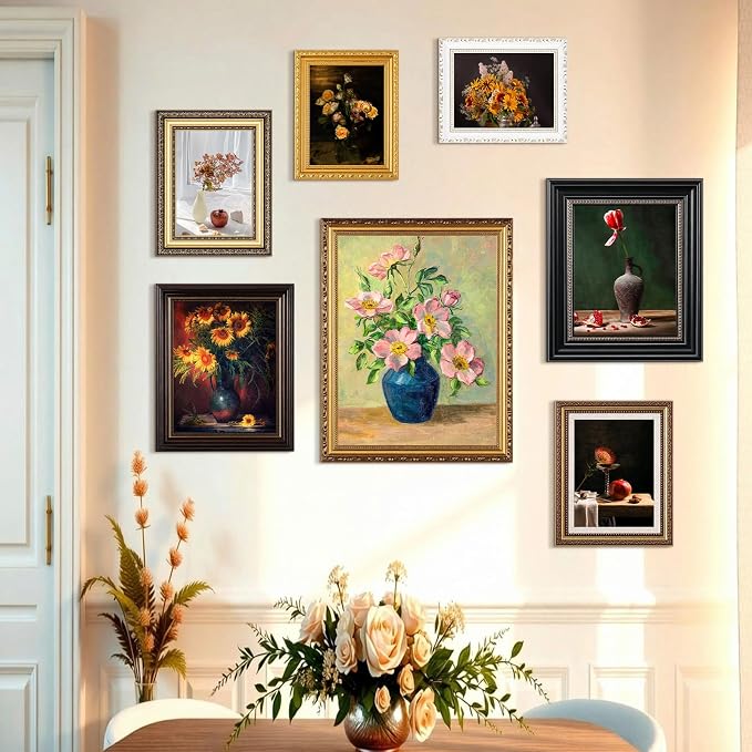 Wonderjune 7 Pcs 12x16, 8x10 and 6x8 Large French Vintage Gallery Wall Frames - Image 5