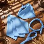 Suhine 100% Cotton Solid Bandanas Blank Bandanas Multifunctional Headband Scarf - Image 7
