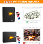 400 Pockets Fireproof Coin Collection Book &36 Paper Money Organizer Binder | - Image 3