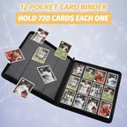 Trading Card Binder, Card Collection Binder Album Folder - Image 3